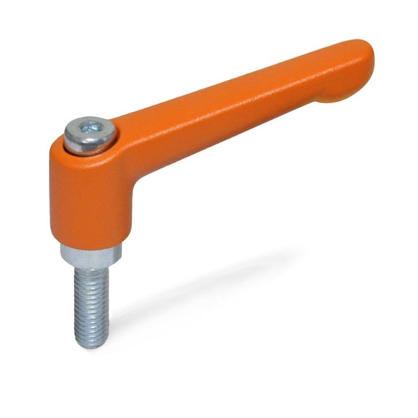 JW Winco WN300.2-108-1/2X13-55-OS Adjustable Lever, Zinc Die-Cast
